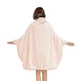 thumbnail image 3 of Wearable Blanket Shawl Fleece Poncho Blanket, 3 of 5