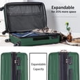 thumbnail image 6 of 2 Piece Luggage Set with Expanable Spinner Wheel for Secure Travelers, ABS Lightweight Suitcase with TSA Lock, Travel Luggage Set of 2, Carry-on Suitcase 20inch+24inch, 6 of 8