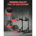thumbnail image 2 of Multi-Functional Free Standing Pull Up Bar Power Tower – 450 lbs Capacity Adjustable Dip Station – for Home Gym, Pull Ups, Dips, Leg Raises, 2 of 8