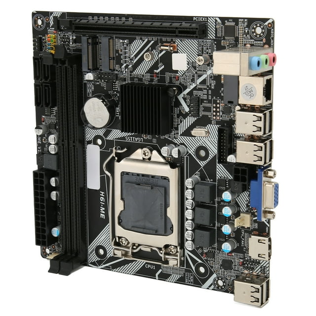 Mini ITX Motherboard, LGA 1155 VGA HD Output Multiphase Power PC Motherboar For Desktop