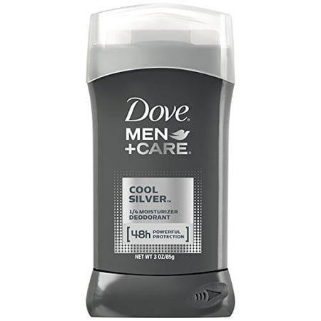 Deodorant Moisturizer - 2 Pack Dove Men+Care Cool Silver 1/4 Moisturizer Deodorant 3.0 Oz Each