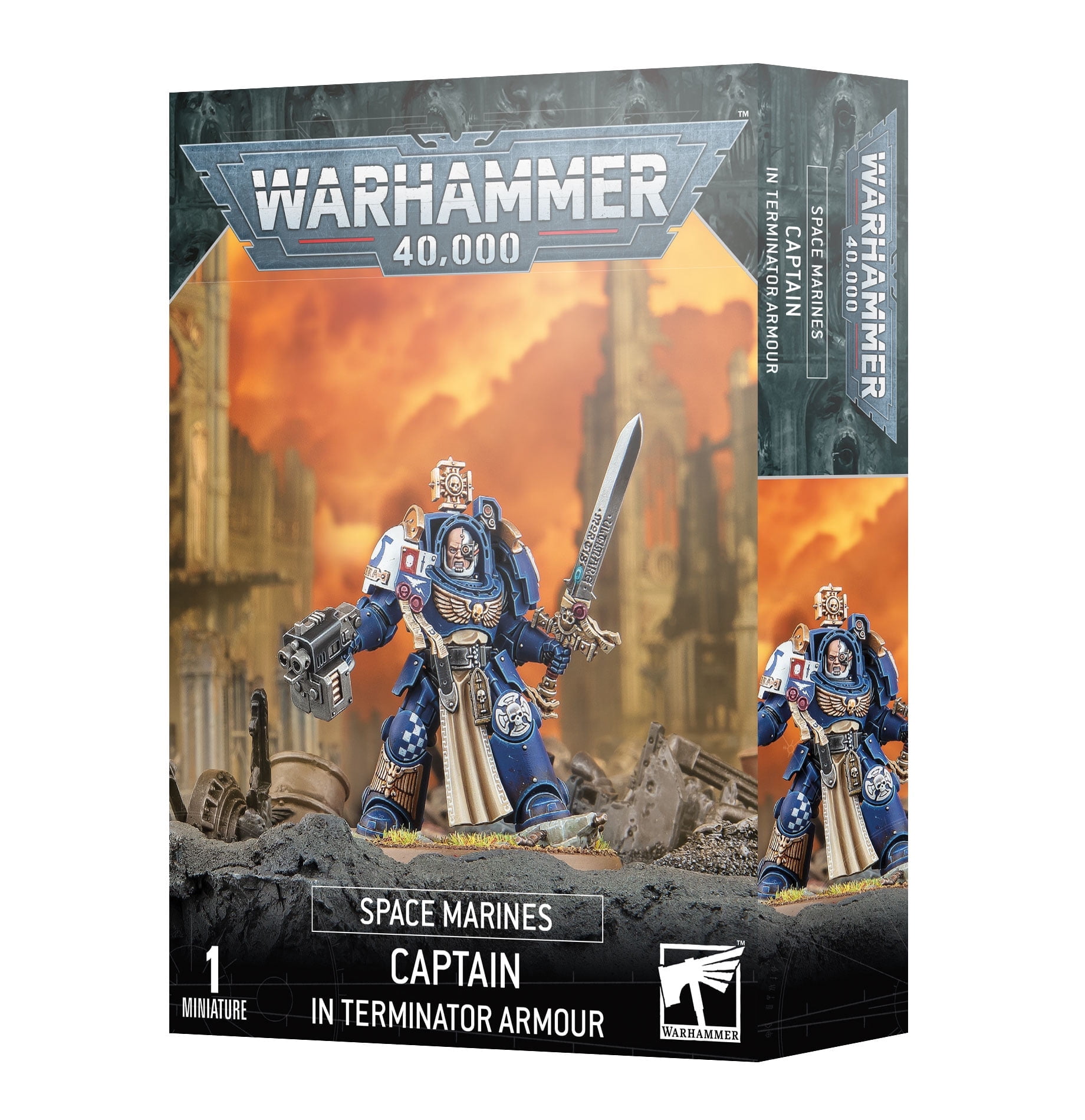 Captain in Terminator Armour Space Marines Warhammer 40K