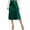 A-Green285, variant on Women Satin Silk Skirts High Waist Midi Skirts Solid Color Zipper Elegant Summer Party Wedding A-Line Skirts