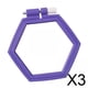 thumbnail image 1 of 3 Aros De Plástico Para De 105 X 95 Mm Para Acolchar, , Coser A Mano, Morado, 1 of 8