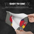thumbnail image 5 of Lsque Dinosaur Super Hero Cartoon Printed Long Tissue Box Cover Holder, Facial Paper Organizer Dispenser,Triangle with Bottom Belt, PVC Leather Decorative Organizer, 5 of 9