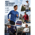thumbnail image 4 of TELALEO 4 Pack Men's Long Sleeve UPF 50+ Sun Protection Shirts Moisture Wicking Quick Dry SPF UV T-Shirts for Workout Running Fishing Hiking Outdoor, Size XL, 4 of 7