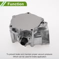 thumbnail image 5 of Unique Bargains Brake Vacuum Pump No.06L145100E Engine Vacuum Pump for Volkswagen Golf 2021-2024 Aluminum Alloy Silver Tone 1 Pc, 5 of 7