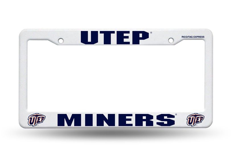 Texas El Paso Utep Plastic License Plate Frame Walmart Com Walmart Com