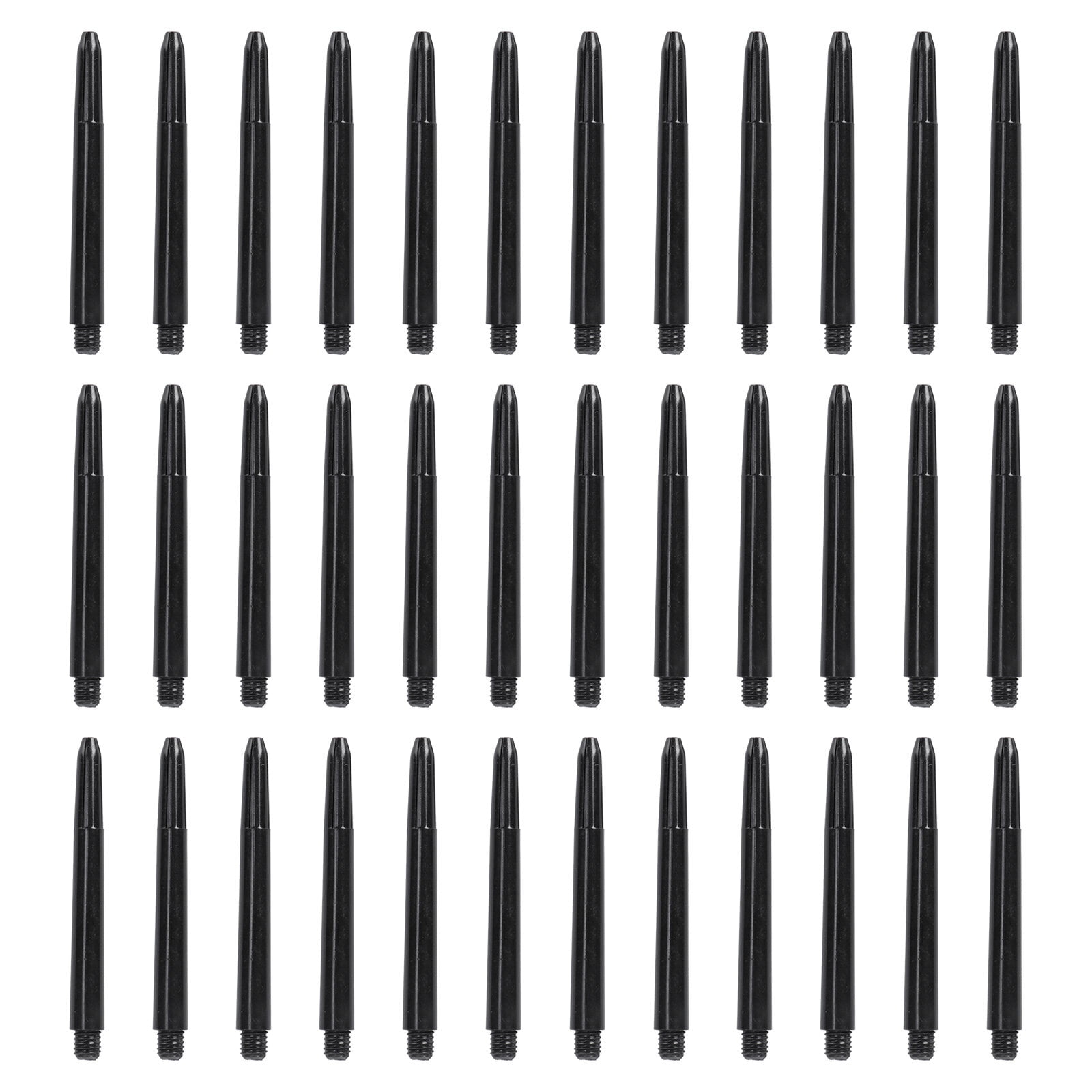 HOMEMAXS 300 pcs Plastic Shafts Accessories Stems Plastic Pole Rod with Standard 2BA Screw Thread (Black)