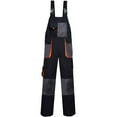 thumbnail image 4 of Rigardu suit for men Men's Denim Bib Overalls Mens Relaxed Fit Overalls Workwear With Adjustable Straps And Convenient Tool Pockets Black+L, 4 of 4