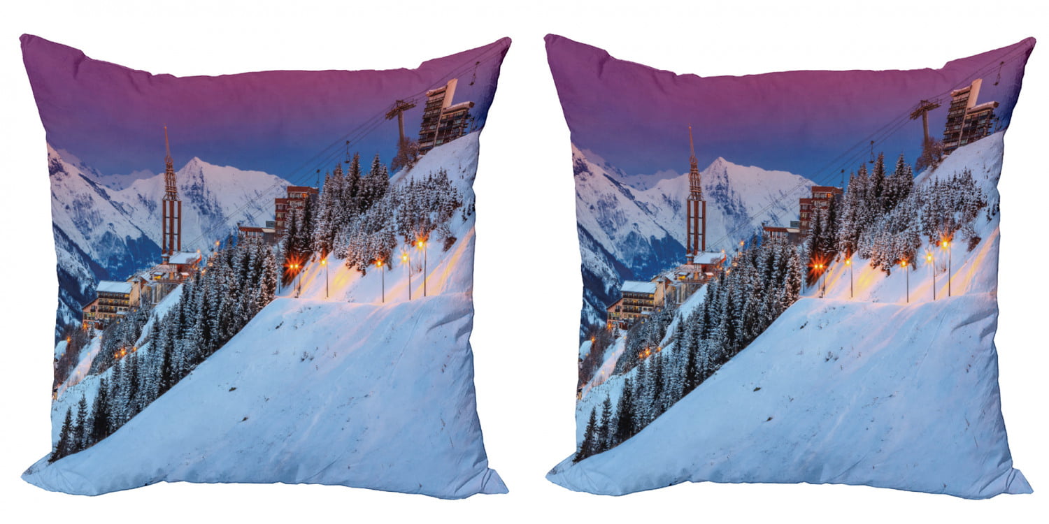 18x18 Multicolor COLORADO SOUVENIRS AND MEMORABILIA Aspen Colorado Skier Ski Souvenir Memorabilia Vacay Throw Pillow