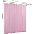 thumbnail image 2 of Privacy Partition Curtain, U-Shape Room Divider Portable Protection Curtain ﻿Metal Support for Beauty Salon SPA Fitting Room 1 Panel 86.6" H, 2 of 18