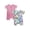 Dusty Rose/Green Flower, variant on Bow Dream Baby Girl Romper 2 pack Bamboo Rayon Baby Clothes Baby Girl Short Sleeve Jumper Baby Girls’s One-Piece Rompers Summer 12-18 Months