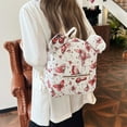 thumbnail image 6 of STYLAGO Mini Backpack Purse for Women Small Nylon backpacks for Ladies Backpacks Women Flower Travel Bag, 6 of 7