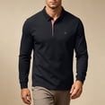 thumbnail image 7 of Kalauyu Long Sleeve Business Shirts for Men Print Turn Down Collar with Button Up Blouse Summer Casual Golf Tops, 7 of 7