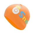 thumbnail image 6 of Unique Bargains 1 Pc Silicone Cartoon Snail Swim Cap Orange, 6 of 6
