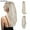 Cold-Blonde, variant on XmhyTop 1 Pcs Brunette/AshBlonde Ponytail Wig, 45.72-55.88CM Heat-Resistant Synthetic, Natural-Looking for Daily Use