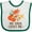 White and Green, variant on Inktastic My Yaya Loves Me Cute Fox Boys or Girls Baby Bib