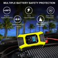 thumbnail image 3 of Chargeur de Batterie Intelligent 7A/12V Chargeur de Moto Rapide Portable avec Mode de Réparation de Protection d'Affichage LCD pour Voiture Moto Auto Jaune, 3 of 5