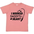thumbnail image 3 of Inktastic I Hooked Daddy's Heart with Fishing Rod Boys or Girls Toddler T-Shirt, 3 of 5