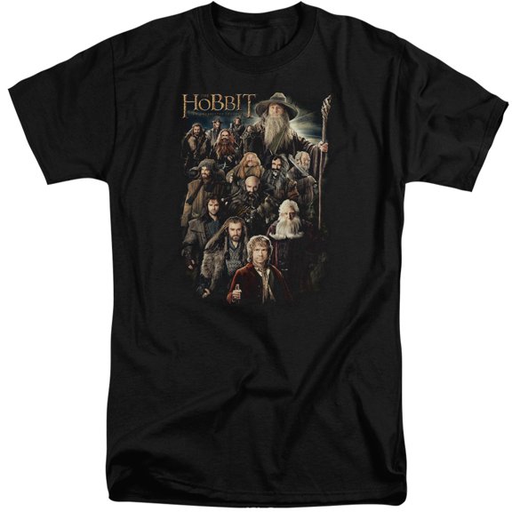 The Hobbit Somber Company S/S Adult Tall Black