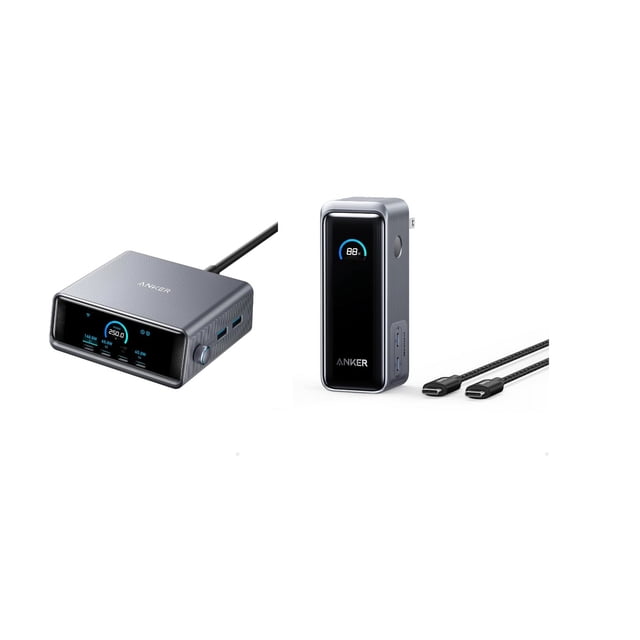 Power Bank Anker Prime de 9.600 mAh con salida de 65 W y cargador de 250 W