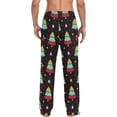 thumbnail image 2 of GZHJMY Christmas Tree Pajama Pants for Men, Lounge Pants Lightweight Men Pajama Bottoms with Drawstring Pockets, Christmas New Year Birthday Gifts, Medium, 2 of 6