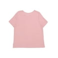 thumbnail image 5 of Biekopu Female Tops, Solid Color Round Collar Short Sleeve T-Shirt Pullover for Summer Autumn, Green/Pink/White/Navy/Coffee, 5 of 6