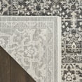 thumbnail image 5 of Nourison Outlines 5'3" x 7'3" Charcoal Ivory Vintage Indoor Rug, 5 of 8