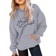 thumbnail image 5 of Sudadera con capucha para niñas y niños, sudadera de manga larga con cuello redondo y estampado de moda, jersey con bolsillo, sudadera de poliéster para niñas, 5 of 8