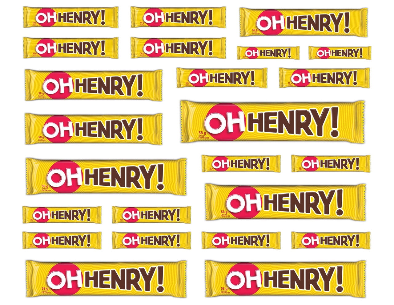 Hershey Oh Henry! Candy Bars,