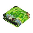 thumbnail image 2 of Manta de felpa suave y cómoda de Rick y Morty, manta de franela cálida y ligera para sofá cama de 50 x 40 pulgadas, 2 of 8