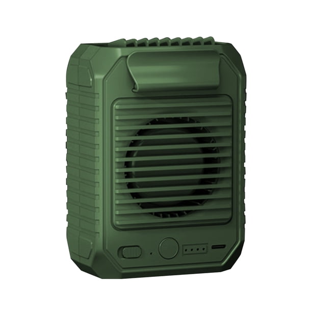 Ventilador portátil de 10000 mAh, ventiladores multifuncionales con Clip para la cintura para acampar, ir de excursión, pescar Hugtrwg Para estrenar