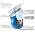 thumbnail image 3 of Caster Wheels FactorDuty, paquete de 8 unidades, placa giratoria de poliuretano azul de 3 pulgadas, 3 of 8