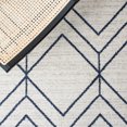 thumbnail image 6 of SAFAVIEH Adirondack Caitriona Geometric Squares Runner Rug, Light Grey/Navy, 2'6" x 8', 6 of 11
