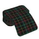 thumbnail image 4 of Disketp Buffalo Plaid Dark Green Estuche de Lápices de Doble Capa con Tapa Abatible y Cremallera, Organizador Escolar para Adolescentes y Adultos, 4 of 7
