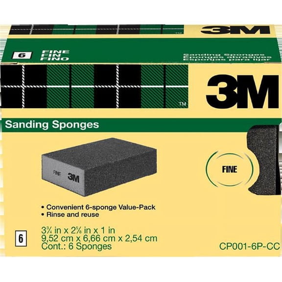 3M 3M Sanding Sponge CP001-6P