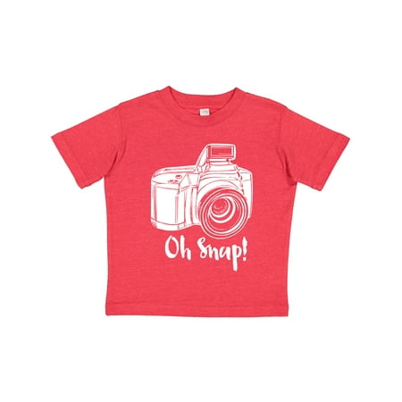 

Inktastic Camera Oh Snap Gift Toddler Boy or Toddler Girl T-Shirt