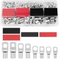 thumbnail image 1 of 140PCS Crimp Terminals Kit 70 Electrical Crimp Ring Terminals with 70 Tubular Battery Terminal Terminals 6/10/16/25mm Electrical Terminals SC Connecto, 1 of 4