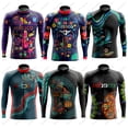 thumbnail image 2 of Camiseta de Ciclismo de manga larga azteca de México para Hombre, Maillot de Ciclismo para Hombre, equipo para bicicleta, ropa de Ciclismo para Hombre, invierno, 2 of 5