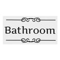 thumbnail image 4 of Diy Bedroom Playroom Office Vinyl Toilet Decals Door Stickers Entrance Sign Wall Art TOILET, 4 of 8