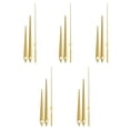 thumbnail image 1 of Clock Movement Mechanism, Non Ticking Hands, Replacement Clock Hands Kit Made of Aluminum, DIY Clock Parts Replacement for Clock Repair, 5 Sets of Golden, 1 of 7