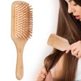 thumbnail image 4 of Cepillo Para El Cabello, Masaje Del Cuero Cabelludo Que Promueve La Circulación Sanguínea Cuidado Del Cabello Peine De Masaje Ergonómico Para El Hogar Para Peluquería, 4 of 7
