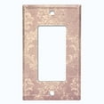 thumbnail image 5 of Metal Light Switch Plate Cover Beige Floral Damask Wallpaper WAL029, 5 of 13
