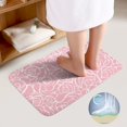 thumbnail image 3 of Pink Roses Bathroom Rugs Set 2 Pieces, Bathroom Set - Quick Drying Bath Mat And U-Shaped Toilet Rug, Water Absorbent Bath Carpet For Bedroom Floor Living Room, Machine Washable, 3 of 6