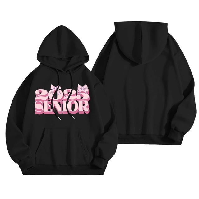 Mode Décontractée pour Femmes à Manches Longues 2025 Sweat à Capuche Imprimé Chiffres Tunique Française Grande Taille Robe Décontractée Haut Décontracté Sweat à Capuche à Fermeture à Glissière pour Femmes Hiver