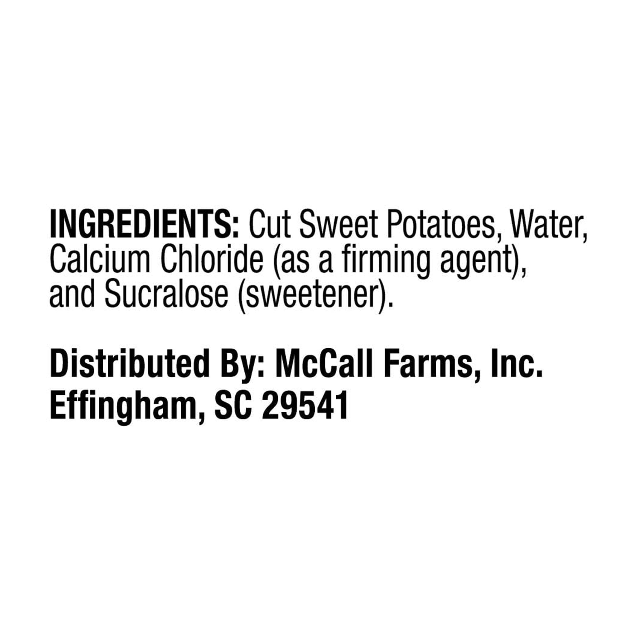 (4 pack) Bruce's Canned Yams Cut Sweet Potatoes in Splenda, 40 oz