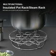 thumbnail image 4 of Stainless Steel Pot Holder Heat Resistant Double Layers Heavy Duty Instant Pot Pressure Cooker Rack, 4 of 7