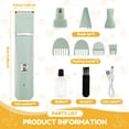 thumbnail image 3 of Wekvgz Small Dog Grooming Kit Rechargeable Dog Hair Clippers Two Speed Dog Clippers Electric Dog Grooming Clippers Kit Low Noise Pet Hair Clippers for Small Dogs and Cats, 3 of 10