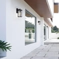 thumbnail image 5 of CHLOE Evie Transitional 1 Light Textured Black Outdoor Wall Sconce 14" Height, 5 of 12